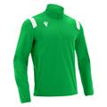 Gange 1/4 Zip Top GRN S Teknisk treningsgenser - Unisex