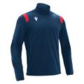 Gange 1/4 Zip Top NAV/RED L Teknisk treningsgenser - Unisex