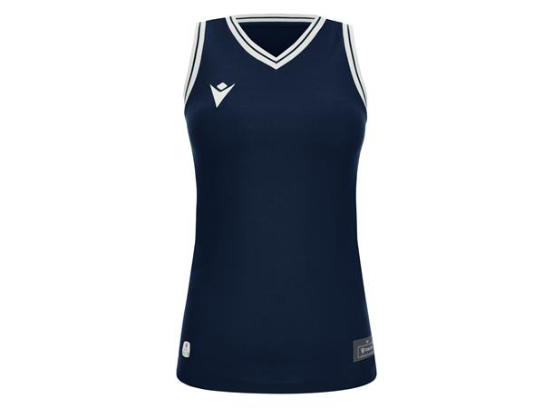 Tellurium Eco W Basket Shirt NAV/WHT XS Teknisk basketdrakt i Eco tekstil 