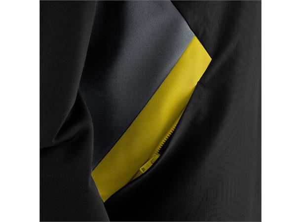 Tiamat Full Zip Hoody BLK/YEL 3XS Teknisk hettejakke - Unisex 