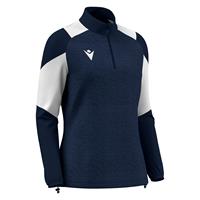 Chantico 1/4 Zip Top Wmn NAV/WHT M Teknisk treningsgenser til dame