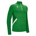 Fraser 1/4 Zip Top GRN/WHT XS Teknisk treningsgenser - Unisex