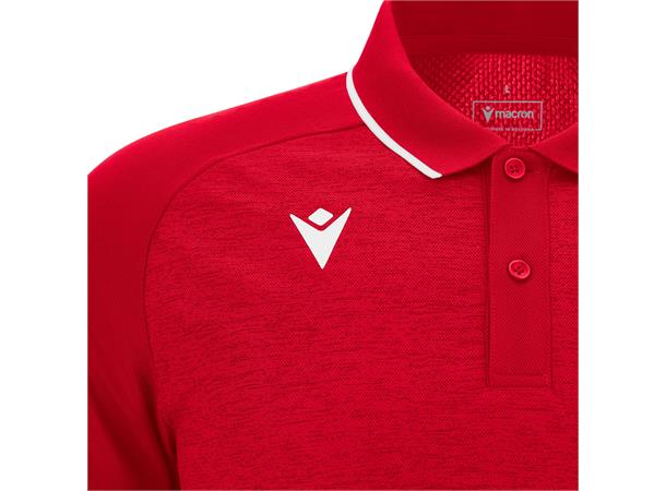 Aulos Polo RED/WHT 3XL Teknisk poloskjorte - Unisex 
