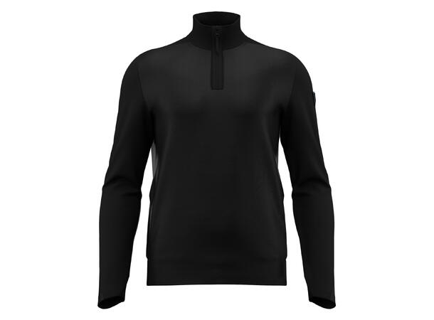 Lunaris 1/4 Zip Sweatshirt BLK S En allsidig genser 